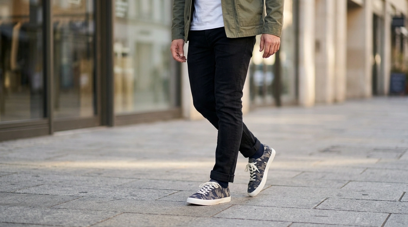 Armani Exchange Men’s Printed Sneakers: Fit & Style Tips