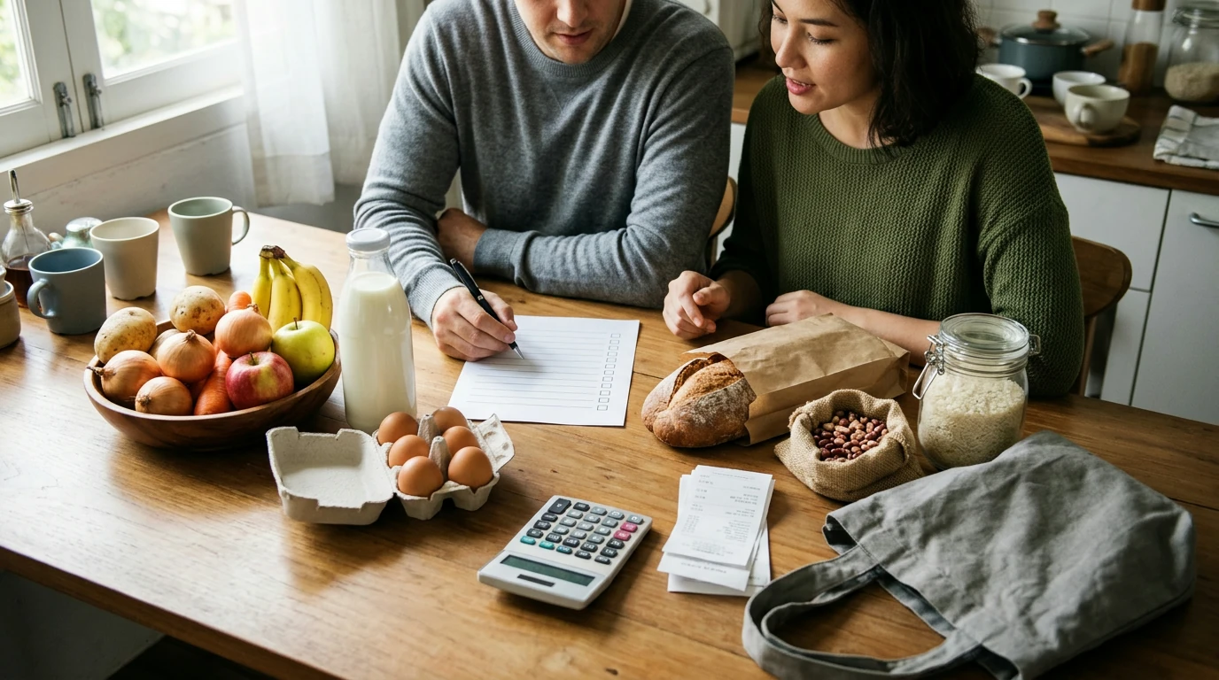 Grocery Budget for Two: Weekly Plan + Printable Checklist