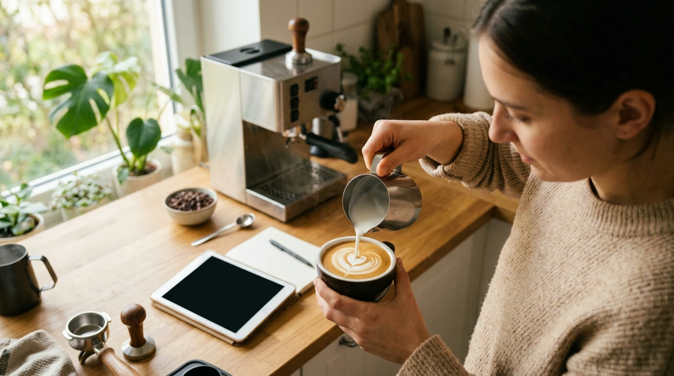 Latte at Home: Espresso, Microfoam & Easy Latte Art