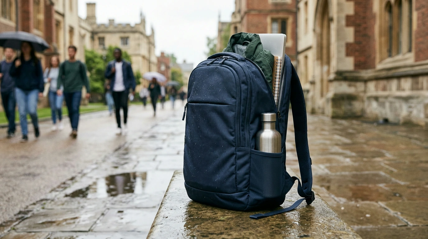 Waterproof Nylon Laptop Backpack for Campus & Weekend Trips